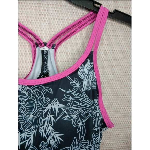 2pc racerback tank top and Capri bathing suit swim suit size Large - Picture 11 of 12